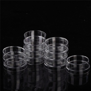 【yinrunx1】 10x Sterile Polystyrene Plastic Petri Dishes Plate With Lids 35x15mm 【CO】