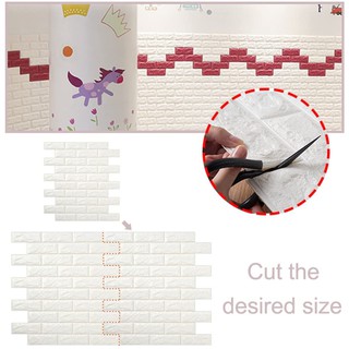 30*35 cm diy autoadhesivo 3d pegatinas de pared Papel Tapiz decoración de pared sala de estar pegatina para niños (7)