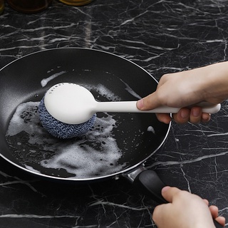 Fregadero descontaminación mango largo cepillo de limpieza hornillo colgante hogar cepillo para lavar platos cepillo Cepillo de limpieza de cocina