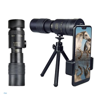 FNA Super Telephoto Zoom Monocular Telescopio Portátil Para Viajes De Playa Soporta Smartphone Para Tomar Fotos 4K 10-300X40mm