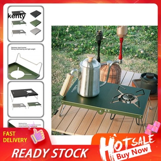 Kt_ accesorio mesa de Camping plegable aislamiento barbacoa mesa mango diseño para exteriores