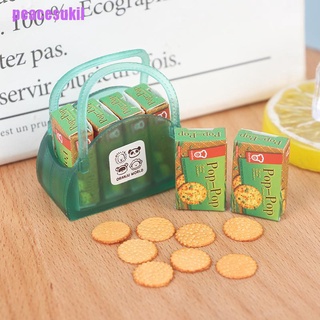 1/12 Mini galletas Miniatura Para Casa De muñecas con caja/Comida Para muñecas/cocina (1)