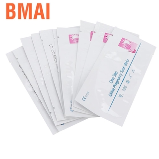 bmai 10 tiras de prueba de embarazo temprano para el hogar, pruebas de orina de hcg (1)