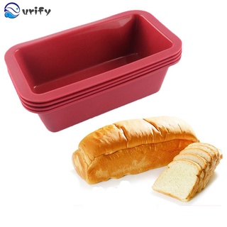 urify - molde reutilizable para pan y pan, cocina, tostadas, pan de silicona, moldes para hornear, rectangular, bricolaje antiadherente, bandeja para hornear tartas