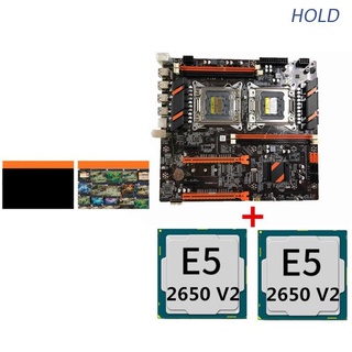 Hold X79 Dual CPU placa base LG 1 PCI-E 16X 32GB 4 X DDR3 ranura de memoria NVME M.2