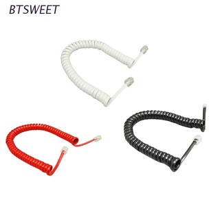 BTS1 Telephone Phone Handset Cable Cord, Coiled 6 Feet coiled Landline Phone Handset Cable Cord RJ9 4P4C