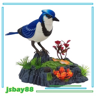 [Jsbay88] 1 pieza de plástico Control de sonido juguete de pájaro activar el canto de pájaro Festival fiesta de vacaciones perfecto hogar dormitorio jardín