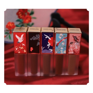Tinte de labios estilo chino 5 colores desnudo maquillaje tinte labial impermeable larga duración Batom mate brillo de labios QEEQ