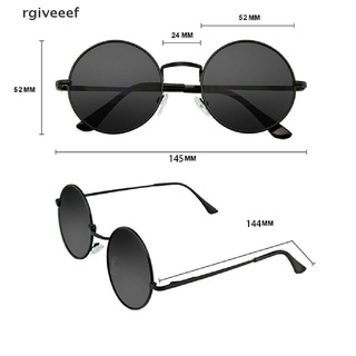 rgiveeef gafas de sol redondas vintage espejo lentes nuevos hombres mujeres moda marco retro circle co (9)