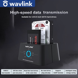 Wavlink HDD Estación De Acoplamiento SATA Disco Duro Caja A USB 3.0 Adaptador Para 2.5 3.5 SSD Caso HD Box Dock Hasta 16TB