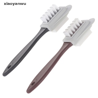 [xiaoyanwu] kit de cepillo de limpieza de 2 lados para cuero de gamuza nubuck zapatos limpiador de botas mancha de polvo [xiaoyanwu]
