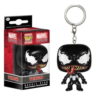 ¡Funko POP! Marvel Venom llavero figura de acción llavero juguetes modelo muñecas