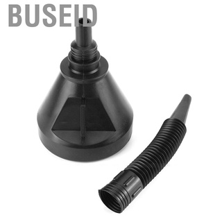 Buseid Oil Funnel Filter Fuel Universal Plastic Black for Petrol Diesel Gasoline