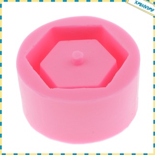 hexagonal para resina epoxi-rosa