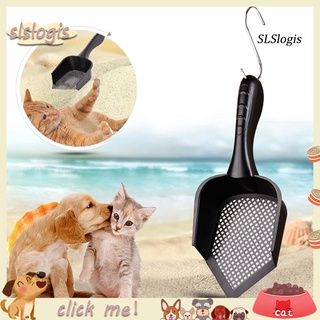 SM_Plastic Peak Pet Cat Litter Hollow Shovel Sand Scoop Waste Scooper Cleaning Tool