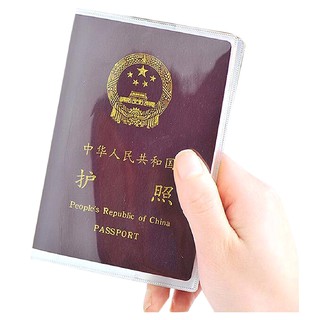 Cobertura transparente del pasaporte Protector transparente para viajes