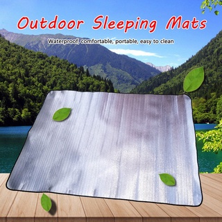 Suqi alfombrillas de Camping ligeras impermeables de doble cara de papel de aluminio al aire libre al aire libre colchón de playa EVA para tiendas de campaña plegable almohadillas manta de Picnic (5)