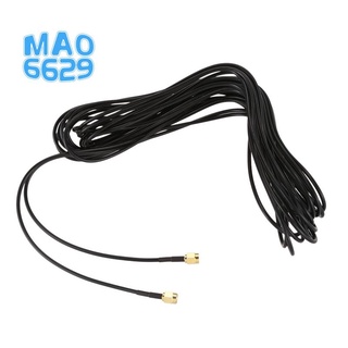 10m sma macho a sma macho m-m conector rf coaxial pigtail rg174 cable de extensión oro