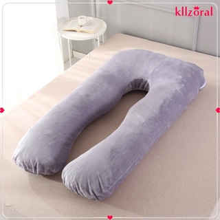 Kllzoral funda/funda de almohada extraíble en U Para maternidad/Para Dormir/terciopelo suave/deslizable con invisible