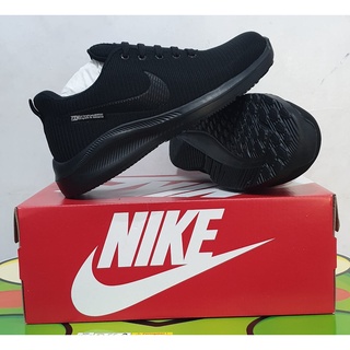Nike ZOOM nuevo completo negro zapatos de la escuela llano hombres mujeres/zapatos de trabajo FORMAL hombres mujeres/tenis zapatos STANDART RUNNING/CASUAL zapatos deportivos hombres mujeres