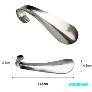 Warmbeen 1 pieza profesional de acero inoxidable plateado metal zapato cuchara zapatero cm