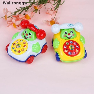 wqw> 1pc juguetes de bebé música de dibujos animados teléfono educativo desarrollo infantil juguete regalo bien