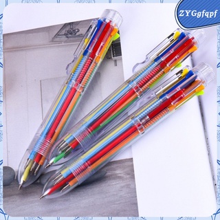 bolígrafo multicolor de 0.5 mm 8 en 1/bolígrafo retráctil de 8 colores para bolígrafos (5)