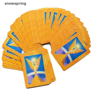snowspring magic archangel oracle cards earth magic read fate tarot juego de cartas 45 cartas deck co