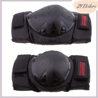 Motorcycle Multi-Sport 2 Elbow Protector & 2 Knee Pad Safety Set
