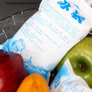 [horizonelectronic] 10 bolsas de hielo reutilizables de Gel para coche, bolsa de refrigerador para almacenamiento de alimentos caliente