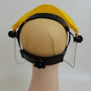 protector facial montado en la cabeza antisalpicaduras transparente visera protector de soldadura casco cubierta (5)