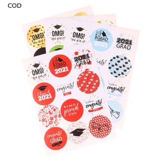 [COD] 48pcs Graduation Season School Congratulation Party Label Sticker Stickers Gift HOT