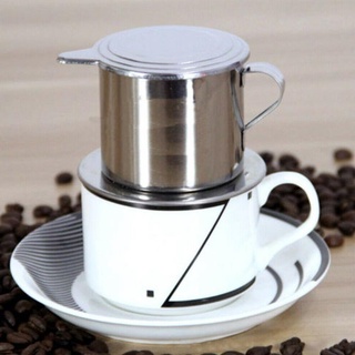 Hand-Pushed Stainless Steel Coffee Filter Press-Type Filter Cup Drip I3Q1