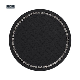 Niversal Vehicle Bling Car Coasters Auto Cup Holder Car Coasters Silicone Pad