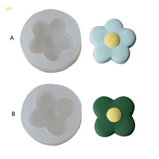 Jen molde creativo de resina epoxi de silicona con forma de flor molde para hacer joyas