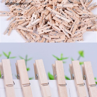 [addthesource] 50x25mm mini natural de madera paño foto papel clavija ropapin artesanía clips artes hgdx
