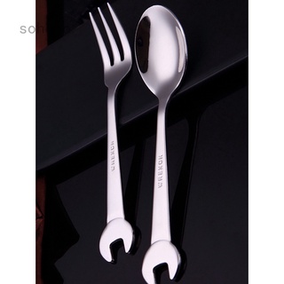 Sohopo - cuchara de acero inoxidable para vajilla, utensilios de cocina