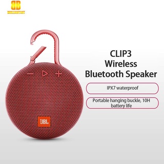 * Caixa de som Mini Alto Falantes Jbl Clip 3 Bluetooth Portátil Ip67 À Prova D 'Água gjfdguj