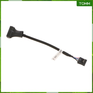 Cable Adaptador de 15cm USB 3.0 pines Macho a 2.0 9 20 Pin hembra