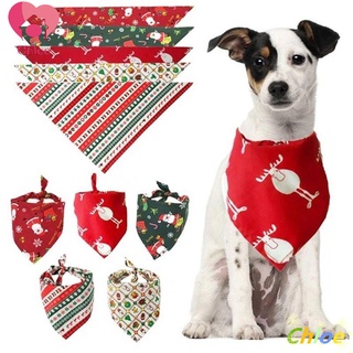 chloe lindo mascota bandanas perro gato cuello bufanda perro bufanda pañuelo mascotas suministros triángulo bufanda babero cachorros mascotas collares estilo navidad