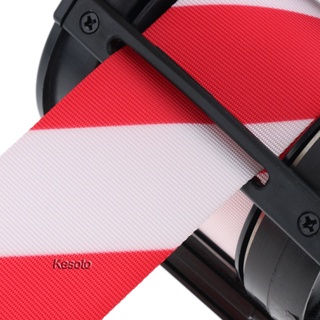 [Kesoto] cinturón de Stanchion retráctil de 5 m, accesorio montado en barrera, color rojo