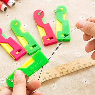 enhebrador automático fácil costura aguja dispositivo para ancianos ama de casa uso hilo herramienta guía