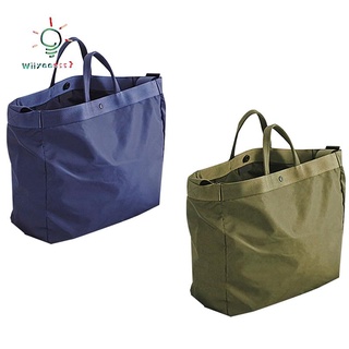 nylon portátil bolso de hombro para viajes al aire libre deportes, impermeable bolso, vintage casual grande tote bolsas para hombres, azul
