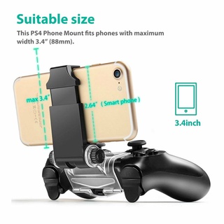 For PS4 Controller Cell Phone Clip PUBG Holder Mount Bracket Stand Fit iPhone Android QI