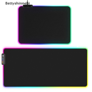 bhi> alfombrilla de ratón con iluminación led colorida rgb para juegos para pc/laptop