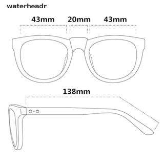 (waterheadr) verano 2021 nuevos niños gafas de sol moda cuadrada forma marco gafas de sol sombras en venta