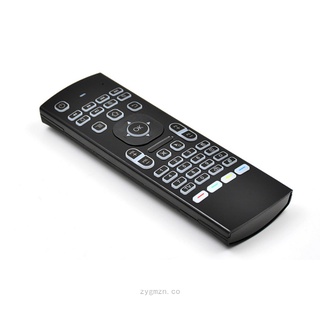 Teclado inalámbrico Air Mouse retroiluminado T3 Control remoto por voz inteligente 2.4G RF para X96 Tx3 Mini A95X H96 Pro Android TV Box