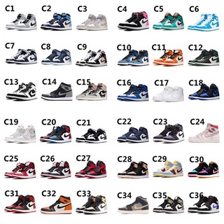 NIKE Zapatos deportivos Air Jordan 1 Retro Azul Chill High Top 108 colores zapatos casuales Para hombre y mujer (5)