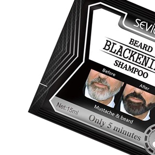 barba colorear oscurecimiento tinte champú color gradualmente bigote (15o (2)