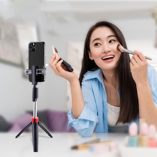 beehon1 portátil selfie stick ajustable telescópico trípode plegable soporte de teléfono (9)